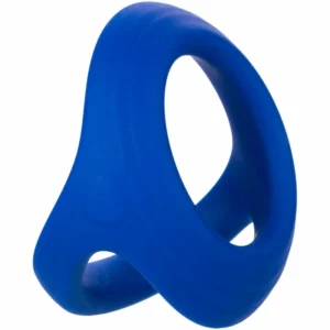 CalExotics Admiral Dual Support Ring Blue - Liquid Silicone Comfort System