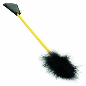 CalExotics Boundless Feather Crop Dual-Ended Faux Leather & Feather 53cm