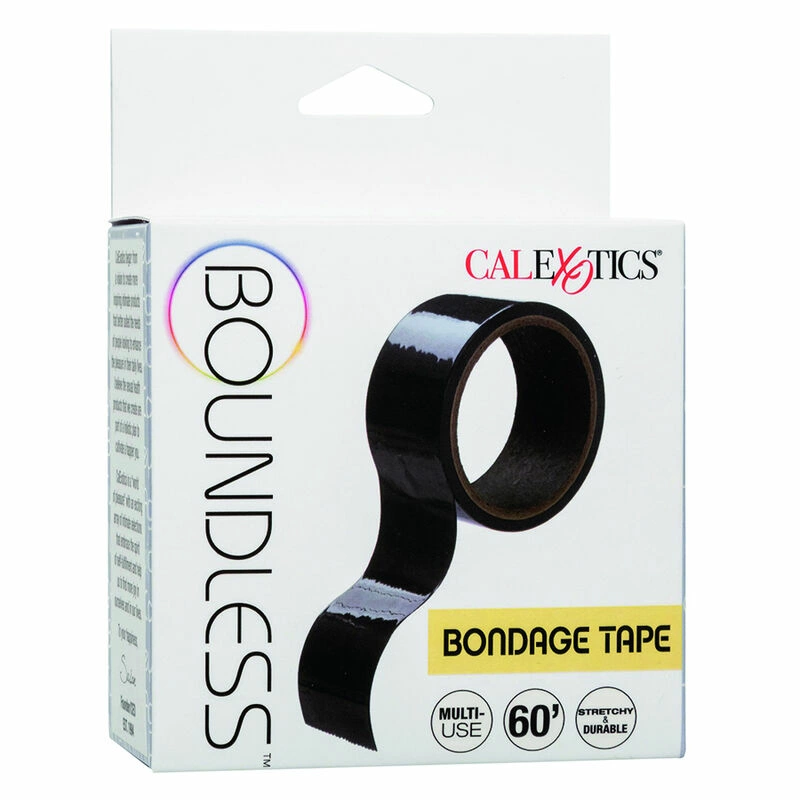 CalExotics beribė juosta juoda 18m – universali lipni PVC juostelė