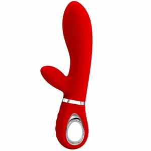 Pretty Love Thomas Red Silicone G-Spot Intimate Device, 7 Modes, USB