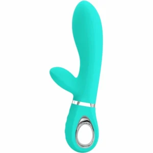 Pretty Love Thomas Aqua Green Multi-Function Silicone Vibrating Device