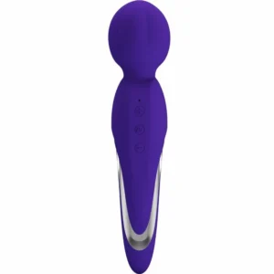 Pretty Love Walter Wand Vibrator Purple - 7 Modes, Silicone, USB Charge