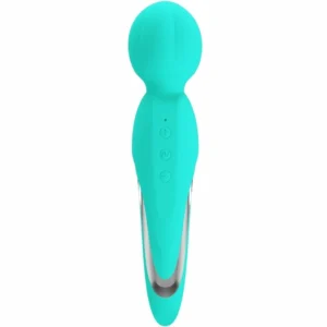 Pretty Love Walter Aqua Green Wand - 7 Modes, 5 Intensities, Silicone Massager