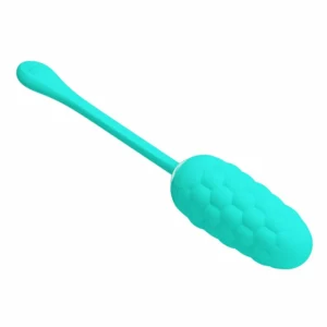 Pretty Love Vibrating Egg Aqua Green - 12-Mode Silicone, USB Rechargeable
