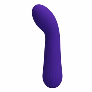 Pretty Love Faun Rechargeable Flexible Silicone Vibrator Purple 150mm