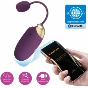 Pretty Love Abner App-Controlled Intimate Device Purple Bluetooth