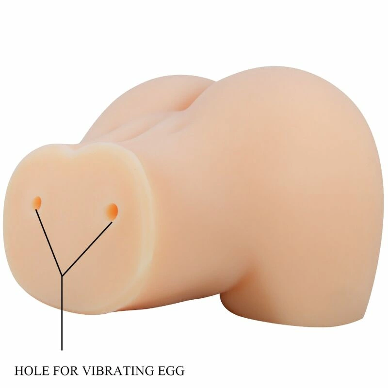 Crazy Bull Mila Dual-Entry Intimate System with Vibration, Beige