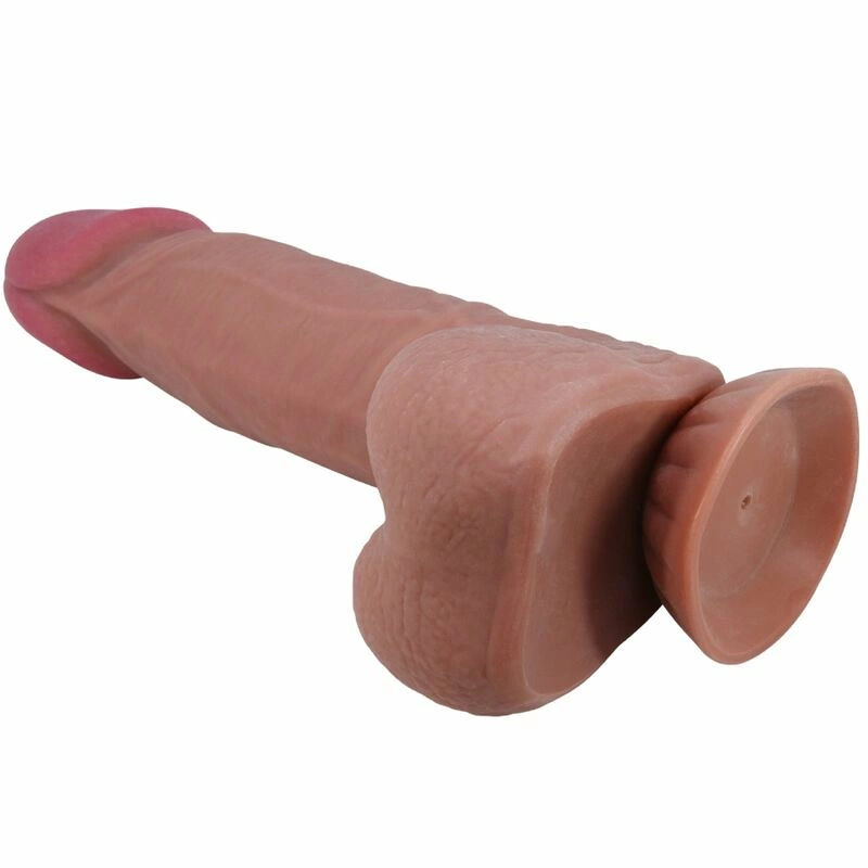 Pretty Love Sliding Skin Series Brown Flexible Model with Suction Cup 21.8cm