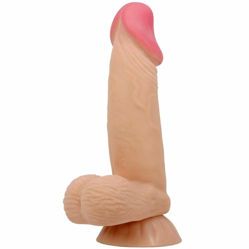 Pretty Love Sliding Skin Series TPR Model with Suction Cup 19.4cm Beige