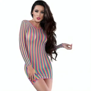 Chilirose CR 4334 Mini Dress Multicolour Seamless S/M