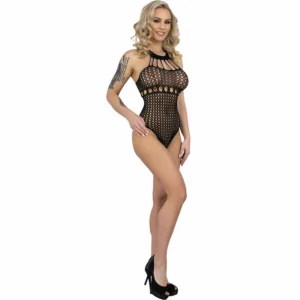 Livco Corsetti Orvina Black Bodysuit - Elegant One Size Design