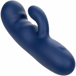 CalExotics Cashmere Silk Duo Blue - Dual-Motor Flexible Massager, Waterproof