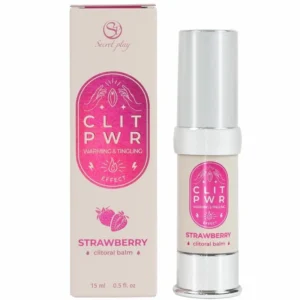 Secret Play Clit Pwr Strawberry Intimate Balm 15ml Airless System