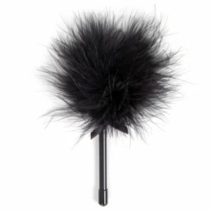 Secret Play Mini Black Feather Teaser 13x8cm Lightweight Rod