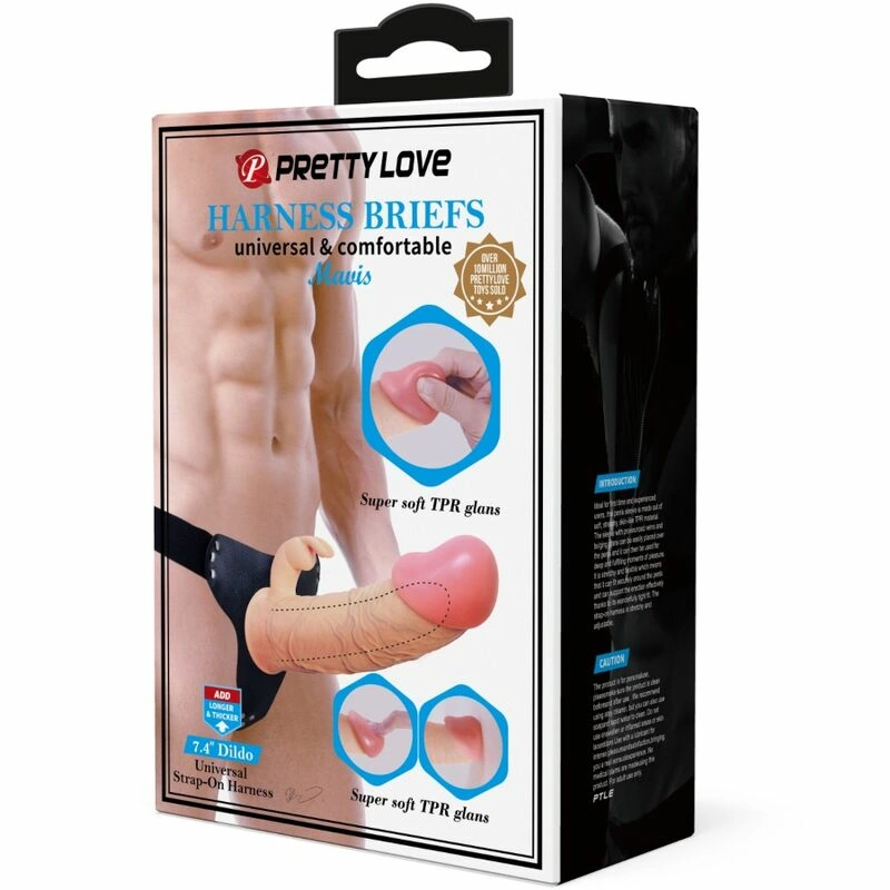 Pretty Love Mavis Universal Harness Briefs with 19 cm Natural Attachment