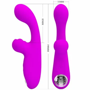 Pretty Love Skylar Multi-Function Intimate Device Purple Silicone USB