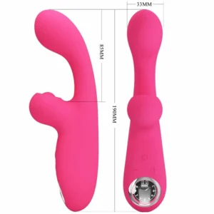 Pretty Love Skylar Pink Flexible Silicone Dual-Action Vibrator USB