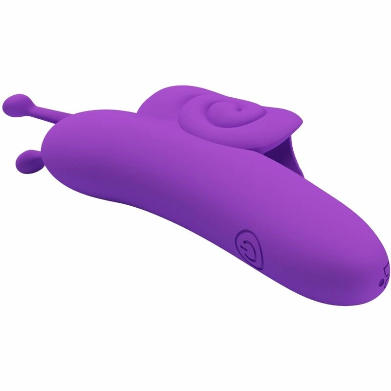 Pretty Love Snail Intimate Finger Device 10 Modes Purple USB Rechargeable