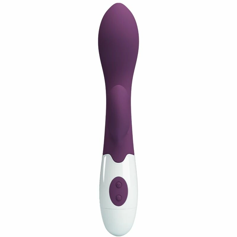 Pretty Love Brighty Dual Vibrating System Silicone Purple 210mm