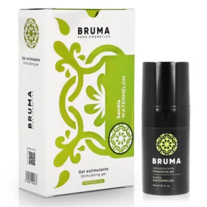BRUMA Watermelon Flavor Sensation Gel 15ml - Long-Lasting Ultra-Glide Formula