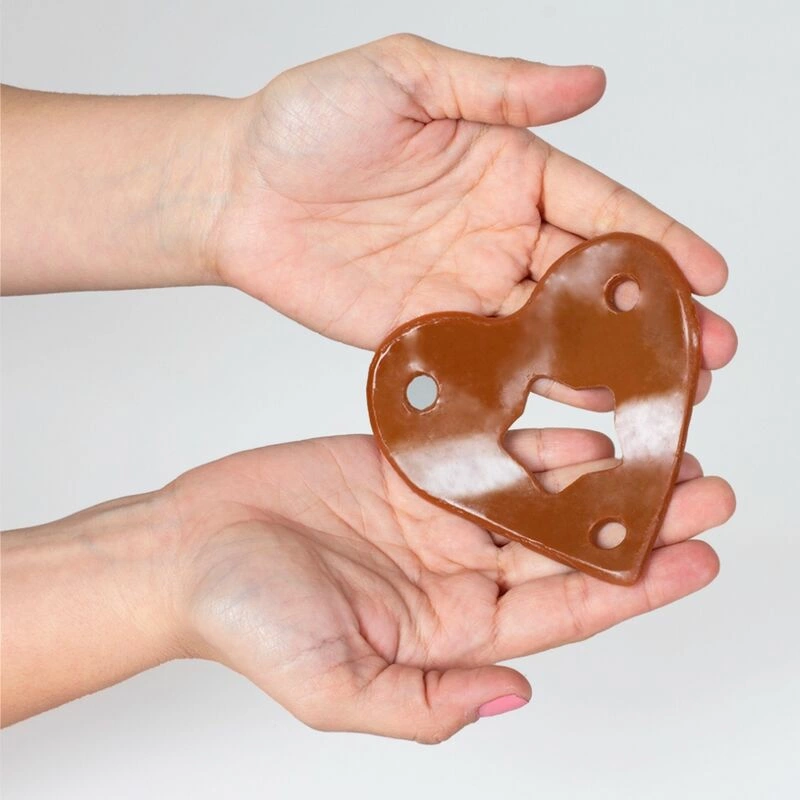 Secret Play Chocolate-Flavored Edible Gummy Thong, Heart-Shaped, Unisex