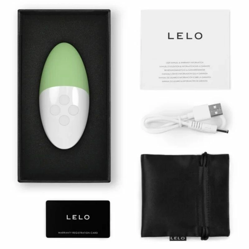 LELO SIRI 3 SoundSense Intimate Massager Pistachio Cream 96mm