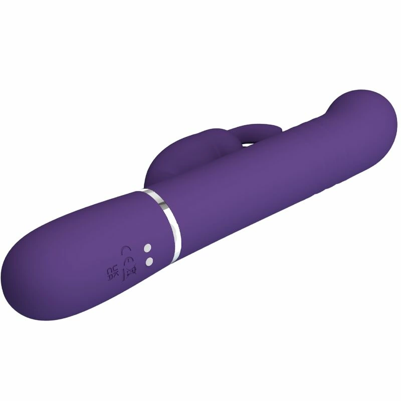 Pretty Love Coale Multi-Function Rabbit Intimate Device 4-in-1 Purple