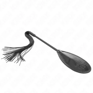KINK Love&Sexy Short Tassel Paddle - Compact Faux Leather Impact Tool