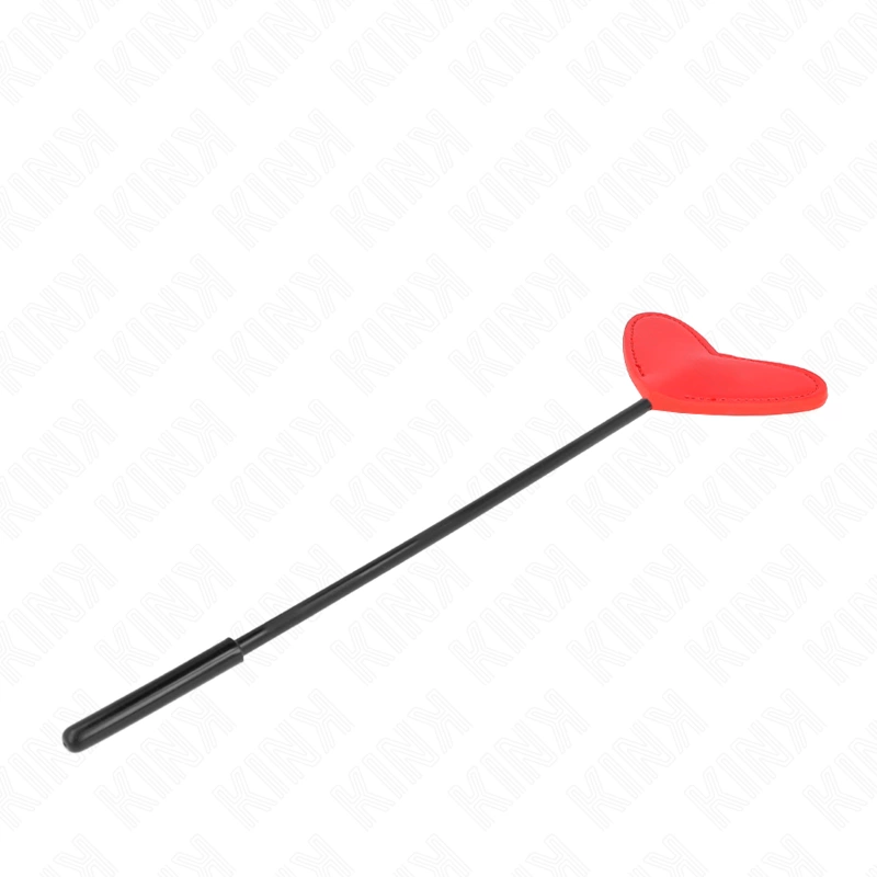 KINK Red širdies formos irklas 33x10 cm - dirbtinės odos smūginis aksesuaras