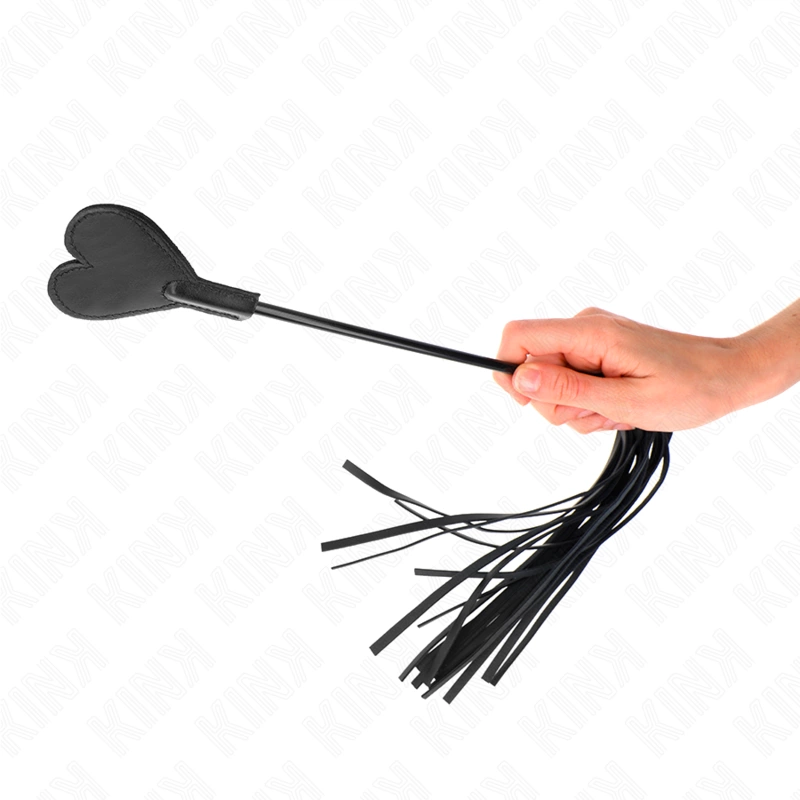 KINK Range Heart Paddle 35 cm - Premium Impact Priedas, juoda-raudona