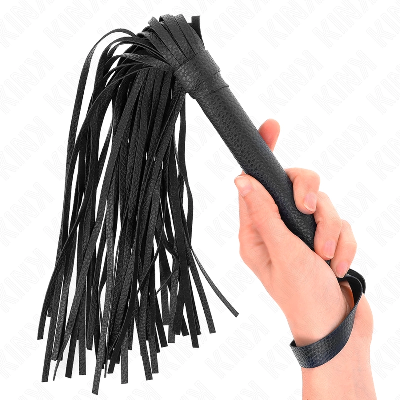 KINK Dark Blue Bead Whip 43,5 cm - Profesionalus kelių sruogų smūginis įrankis