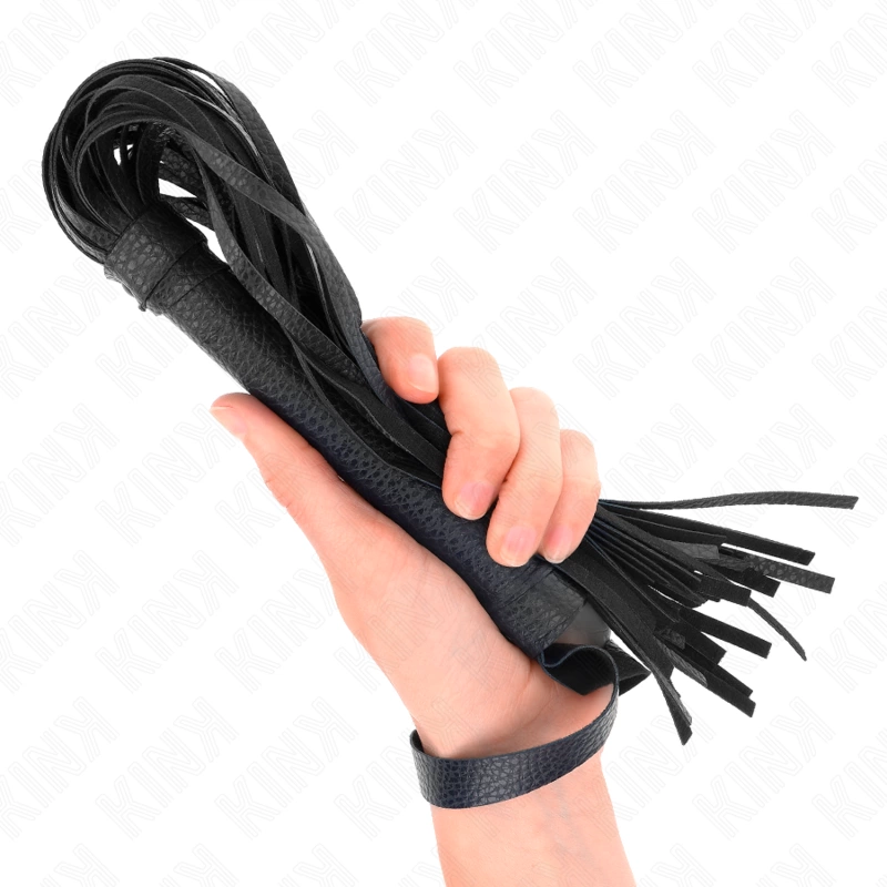 KINK Dark Blue Bead Whip 43,5 cm - Profesionalus kelių sruogų smūginis įrankis