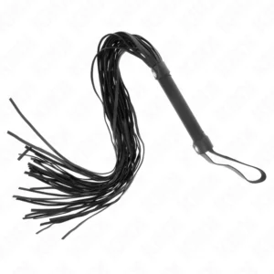 KINK Faux Sheepskin Impact Whip 60cm - Soft Touch, Long Handle