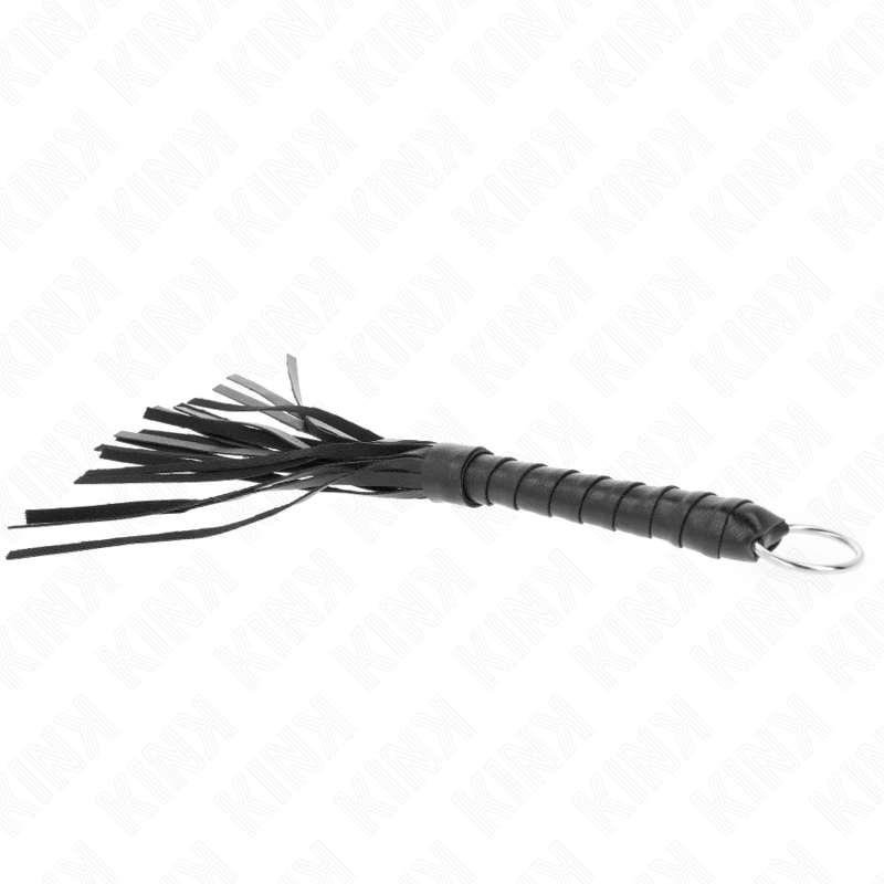 KINK Simple Mini whip Black 28cm - kompaktiškas smūginis priedas