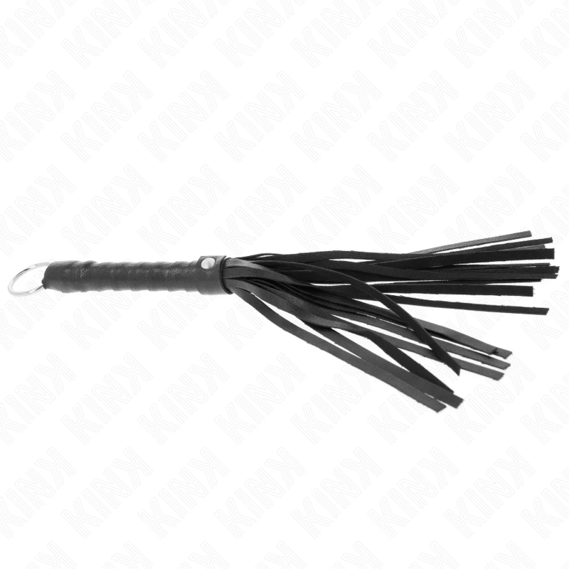 KINK Simple Mini whip Black 28cm - kompaktiškas smūginis priedas