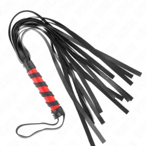 KINK Short Handle Whip 45cm - Classic Black, Ergonomic Grip