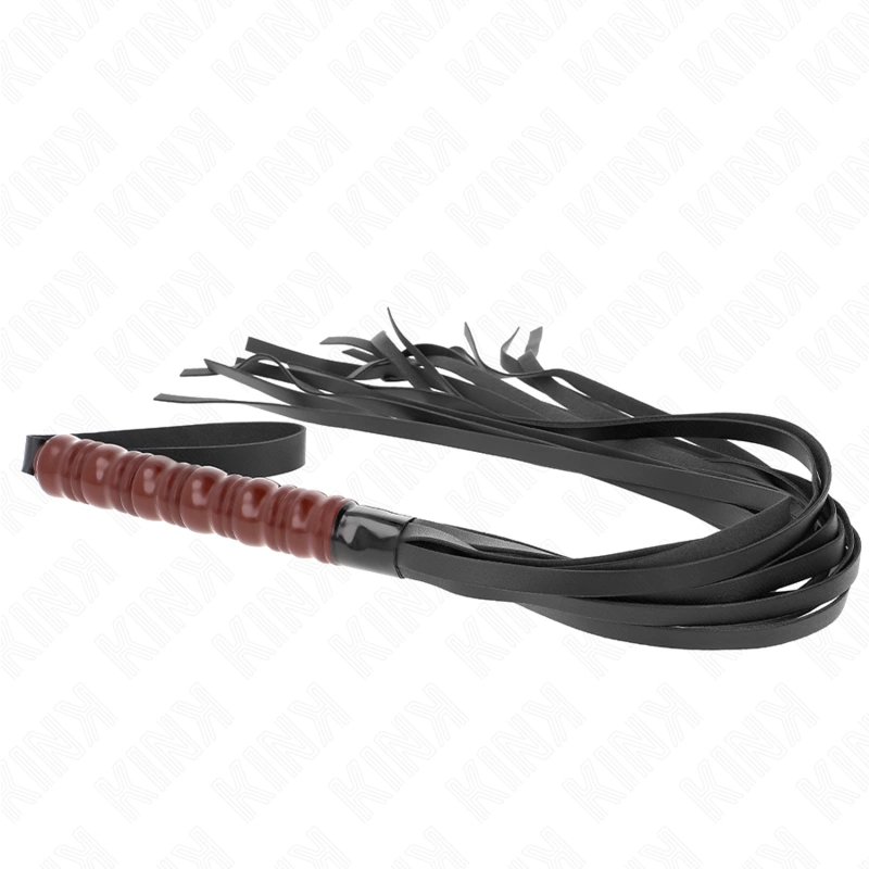 KINK raudonmedžio plakinys 53 cm - Elegant Impact Tool, dirbtinė oda, ruda