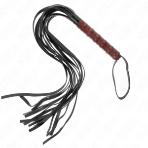 KINK raudonmedžio plakinys 53 cm – Elegant Impact Tool, dirbtinė oda, ruda