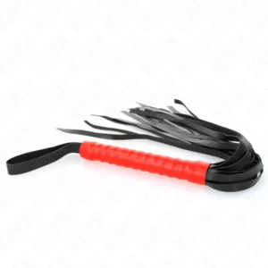 KINK Soft Tail Impact Whip 50 cm - Compact Flexible Model, Black