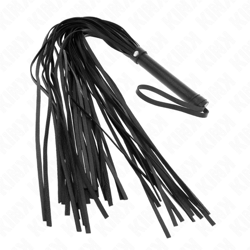 KINK juodas minkštas PVC, 70 cm stiprus smūgis - lankstus kelių uodegų dizainas