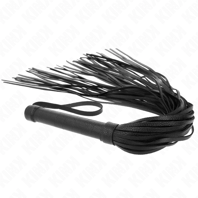KINK juodas minkštas PVC, 70 cm stiprus smūgis - lankstus kelių uodegų dizainas