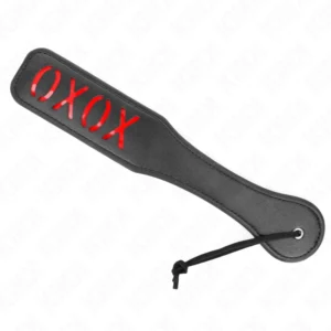 KINK XOXO Impact Paddle 32x6 cm - Durable Vegan Leather, Round Edges