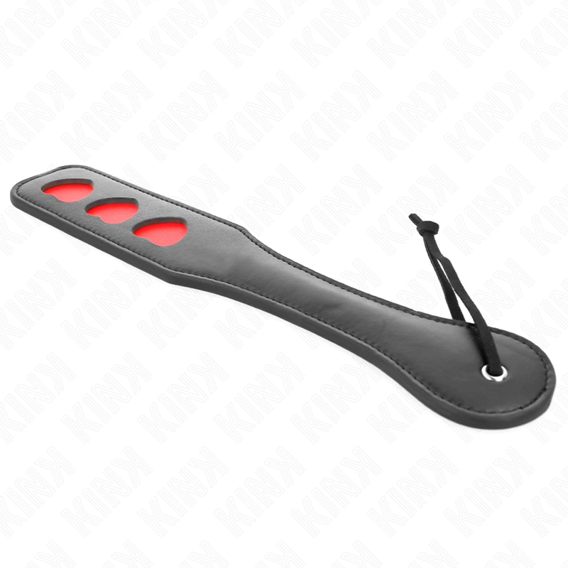KINK Heart Palette Paddle 32 x 6 cm - Premium Leather Impact Tool