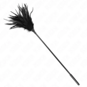 KINK Black Feather Sensory Teaser 45 cm - Elegant Multi-Feather Wand