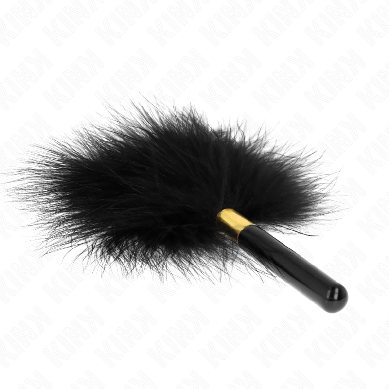 KINK Black Gold metalo plunksnų erzintuvas – 18 cm sensorinis aksesuaras