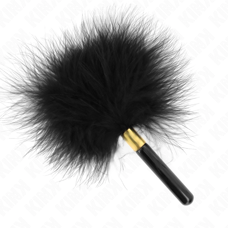 KINK Black Gold metalo plunksnų erzintuvas – 18 cm sensorinis aksesuaras