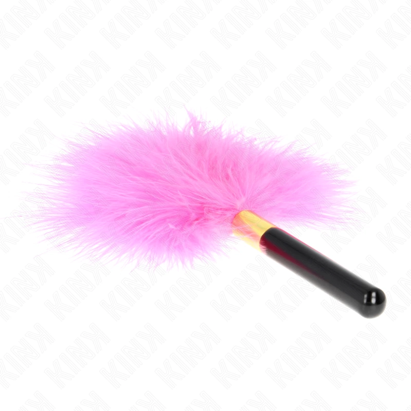 KINK Fuksijos auksinės plunksnos erzintuvas 18 cm - elegantiškas jutimo priedas