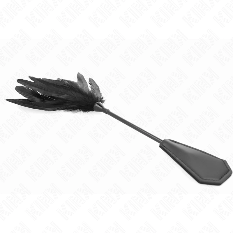 KINK Tickle Feather Teaser su raukšlėmis 48cm - Sensorinis žaidimo priedas
