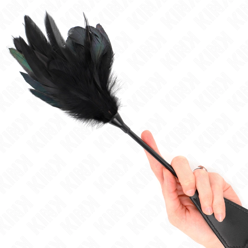 KINK Tickle Feather Teaser su raukšlėmis 48cm - Sensorinis žaidimo priedas