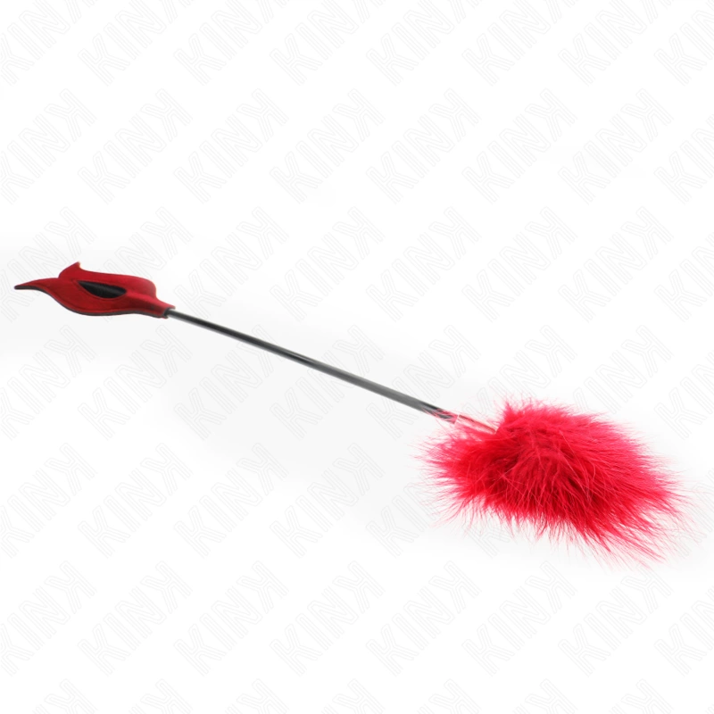 KINK Tickle Feathers Rožės formos irklas 8 cm - Sensory Play Priedas